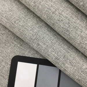 Heathered Marble Grey Gabardine |  Drapery / Lightweight Upholstery Fabric | 100% Polyester | 54" Wide | By the Yard