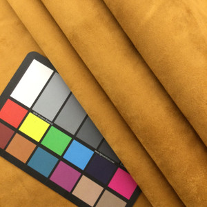 Chestnut Orange  | Microsuede | Medium Weight | Upholstery Fabric | 54" Wide | By the Yard