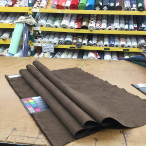 Chocolate Brown  | Microsuede | Medium Weight | Upholstery Fabric | 54" Wide | By the Yard
