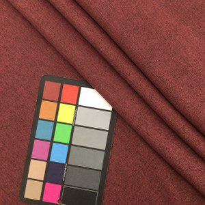 Heathered Raspberry Gabardine |  Drapery / Lightweight Upholstery Fabric | 100% Polyester | 54" Wide | By the Yard
