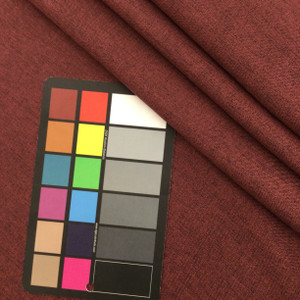 Heathered Raspberry Gabardine |  Drapery / Lightweight Upholstery Fabric | 100% Polyester | 54" Wide | By the Yard