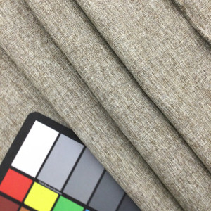 Heathered Taupe Gabardine |  Drapery / Lightweight Upholstery Fabric | 100% Polyester | 54" Wide | By the Yard