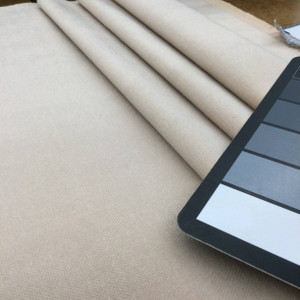 Solid Beige with Hint of Peach Velvet | Heavyweight Upholstery Fabric | Premium High Quality Velvet | 54" Wide | By the Yard