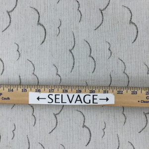 Coastal Neutral Wings in Speckled Natural Off White and  Taupe | Upholstery / Slipcover Fabric  | 54" Wide | By the Yard