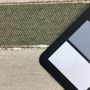 Horizontal Stripes in Off White, Olive, and Beige | Upholstery / Slipcover Fabric | 54" Wide | By the Yard