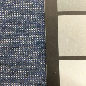 Denim Blue Mottled Chenille | Upholstery / Slipcover Fabric  | 54" Wide | By the Yard