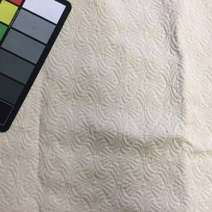 4.5 Yard Piece of Textured Beige Upholstery / Slipcover Fabric | 54 Wide | By the Yard | Durable