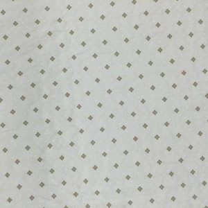 Flower and Dots Upholstery Fabric in Beige / Green / Orange | Upholstery / Drapery | 54" Wide | By the Yard