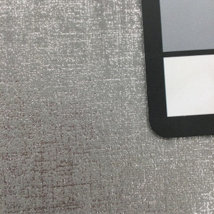 Brilliance in Slate | Upholstery & Curtain Fabric | Mottled Weave in Mettalic Silver Grey | 54 wide | By The Yard