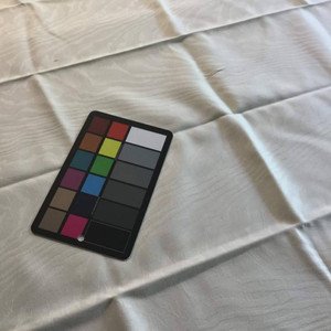 3.75 Yard Piece of Creamy Off White Moire | Upholstery / Slipcover Fabric | 58 Wide | By the Yard