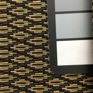 Diamond Design in Black / Red / Green  | Upholstery Fabric | Heavy Drapery | Polyester | 54 Wide | By the Yard