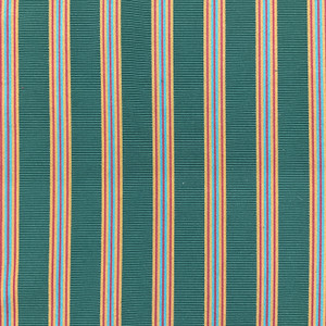 Stripes in Green / Orange / Red / Blue | Upholstery Fabric | Heavy Drapery | Polyester | 54 Wide | By the Yard