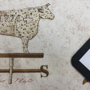 Weathervane by Suburban Fabrics | Cream / Brown | Home Decor Fabric | Cotton | 54 Wide | By the Yard