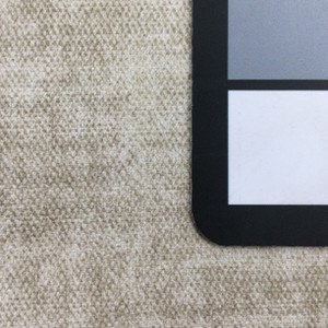 Two Toned Sandy Off-White Microfiber Fabric | Heavyweight Upholstery | 54" Wide | By the Yard | Calista in Sand