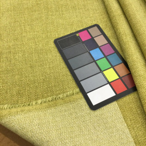 Citron Green Textured Weave Fabric | Upholstery |  Heavy Weight | 54" Wide | By the Yard | "Chayse" Citrine