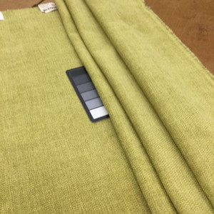 Citron Green Textured Weave Fabric | Upholstery |  Heavy Weight | 54" Wide | By the Yard | "Chayse" Citrine
