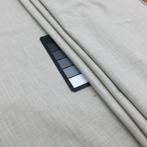 Grey Slub Weave | Linen Like Fabric | Drapery / Upholstery | Medium Weight |  54" Wide | By the Yard | Fable in Fog