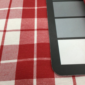 Traditional Plaid in Red and White | Upholstery / Slipcovers Fabric | Medium Weight | 54" Wide | By the Yard | "Largo" Red