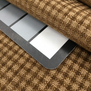 Two Toned Brown Check Plaid Fabric | Upholstery |  Heavy Weight | 54" Wide | By the Yard | "Speedway" Butter