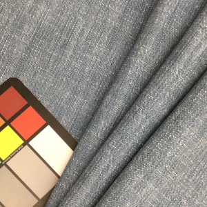 Prussian Blue and White Microfiber Fabric | Upholstery | Heavy Weight | 54" Wide | By the Yard | Tori in Prussian