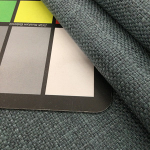Steel Blue Basketweave Fabric | Heavyweight Upholstery | 54" Wide | By the Yard | Katan in Slate