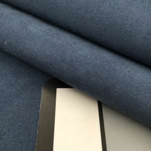 Dark Blue Microsuede Fabric | Upholstery / Slipcovers | Heavy Weight | 54" Wide | By the Yard | Aspen in Midnight
