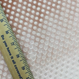 Light Pink Dots Embossed Velvet Fabric | Heavy Upholstery | 54" Wide | By the Yard | Imprint in Petal