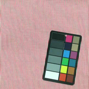 Striped Canvas Fabric in Dark Pink and White  | Slipcovers / Upholstery | 100 % Cotton | 54" Wide | By the Yard | Jockey in Passion Flower