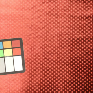 Brick Red Dots Embossed Velvet Fabric | Upholstery | Heavy Weight | 54" Wide | By the Yard | Imprint in Ruby