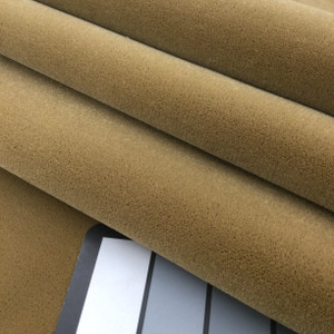 Brown Plush Velvet Fabric | Upholstery | Heavy Weight | 54" Wide | By the Yard | Mojo in Hummus