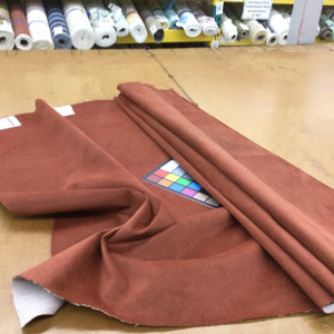 Paprika Orange Two Toned Velvet Fabric | Heavy Upholstery | 54" Wide | By the Yard | Astronomy in Paprika