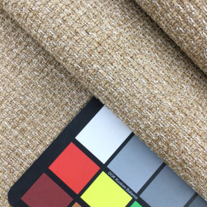 Two Toned Natural Brown Textured Weave Fabric | Upholstery | Heavy Weight | 54" Wide | By the Yard