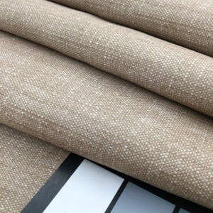 Beige and White Microfiber Fabric | Upholstery | Heavy Weight | 54" Wide | By the Yard