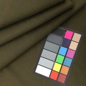 Dark Brown Ribbed Polyester Fabric | Upholstery | Heavy Weight | 54" Wide | By the Yard | Ultra Durable