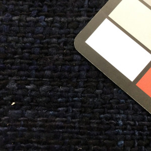 Variegated Dark Blues | Heavyweight Fabric | Upholstery | Eco Friendly Recycled Natural Fibers | 54" Wide | By the Yard