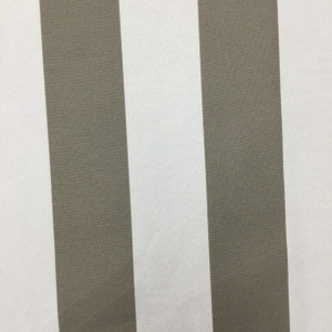 Grey and White Stripes | OUTDOOR Home Decor Fabric | Upholstery / Cushions | Waterproof | 54" Wide | By the Yard