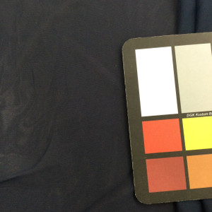 Solid Navy Blue Sheer Chiffon  Fabric | 100% Polyester | Special Occasion | Clothing and Apparel | 60 Inch Wide | By The Yard