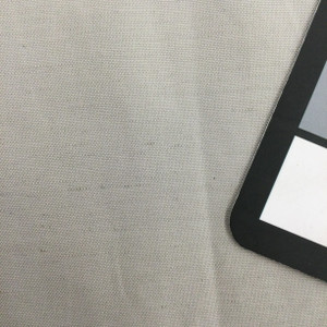 Pebble Grey Linen Weave Broadcloth Fabric / Poly Cotton Blend / Clothing and Apparel / Sold by the Yard / 60 Inch Wide