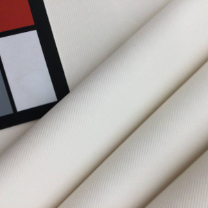 Off White Woven Textured Vinyl Fabric | Marine, Boat, & Auto | UV + Salt Water Proof | 54" Wide | By the Yard