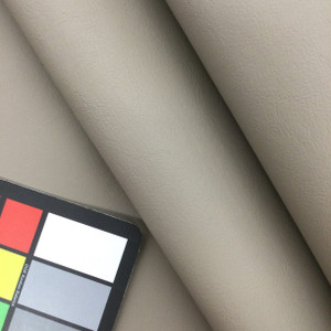 Taupe Faux Leather Vinyl Fabric | Marine, Boat, & Auto | UV + Salt Water Proof | 54" Wide | By the Yard