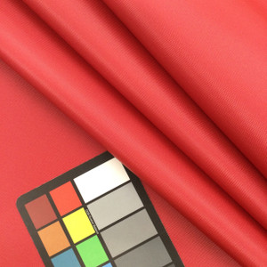 Apple Red Woven Textured Vinyl Fabric | Marine, Boat, & Auto | UV + Salt Water Proof | 54" Wide | By the Yard