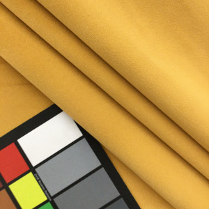 Peachy Orange Velvet Fabric | Solid | Heavyweight | Upholstery | 54" Wide | By the Yard