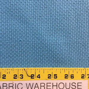 4.5 Yard Piece of Basketweave in Sky Blue Upholstery Fabric | 54 Wide | By the Yard | Heavy Duty