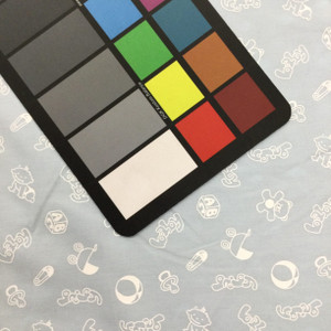 White Mini Baby Print on Light Blue Fabric  | 100% Cotton | 60 inch Wide | By the Yard