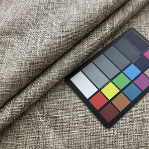 Slub Weave Fabric in Taupe and Off White | Home Decor / Upholstery | 100% Polyester | 54" W | By the Yard | Regal Fabrics "Merlin in Wheat"