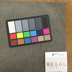 Herringbone Fabric in Charcoal Grey | Home Decor / Upholstery | 100% Polyester | 54" W | By the Yard | Regal Fabrics "Reach in Charcoal"