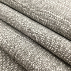Slub Weave Fabric in Smoke Grey and White | Home Decor / Upholstery | 100% Polyester | 54" W | By the Yard | Regal Fabrics "Prize in Smoke"