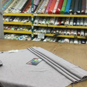 Linen Slub Weave in Light Purple Fabric  | Upholstery / Slipcovers / Curtains | Poly / Cotton / Linen Blend | 55" Wide | By the Yard | Leslie Jee Textiles "Affection" in Grapevine