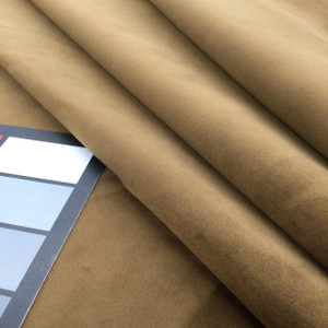 Chocolate Brown Velvet Fabric | Upholstery | 100% Polyester | 54" Wide | By the Yard | Kaufmann "Legend" Pumpernickle