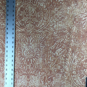 8.5 Yard Piece of Arcadia in Spice by Golding Fabrics | Red | Home Decor Fabric | Light Upholstery / Drapery | 54" Wide | By the Yard | SKNP-1104-REM9